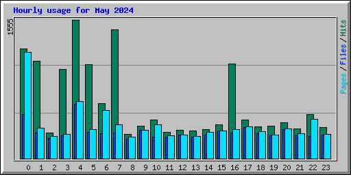 Hourly usage for May 2024