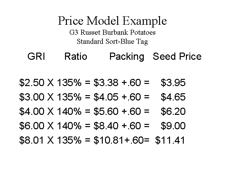 Price Model Slide 2